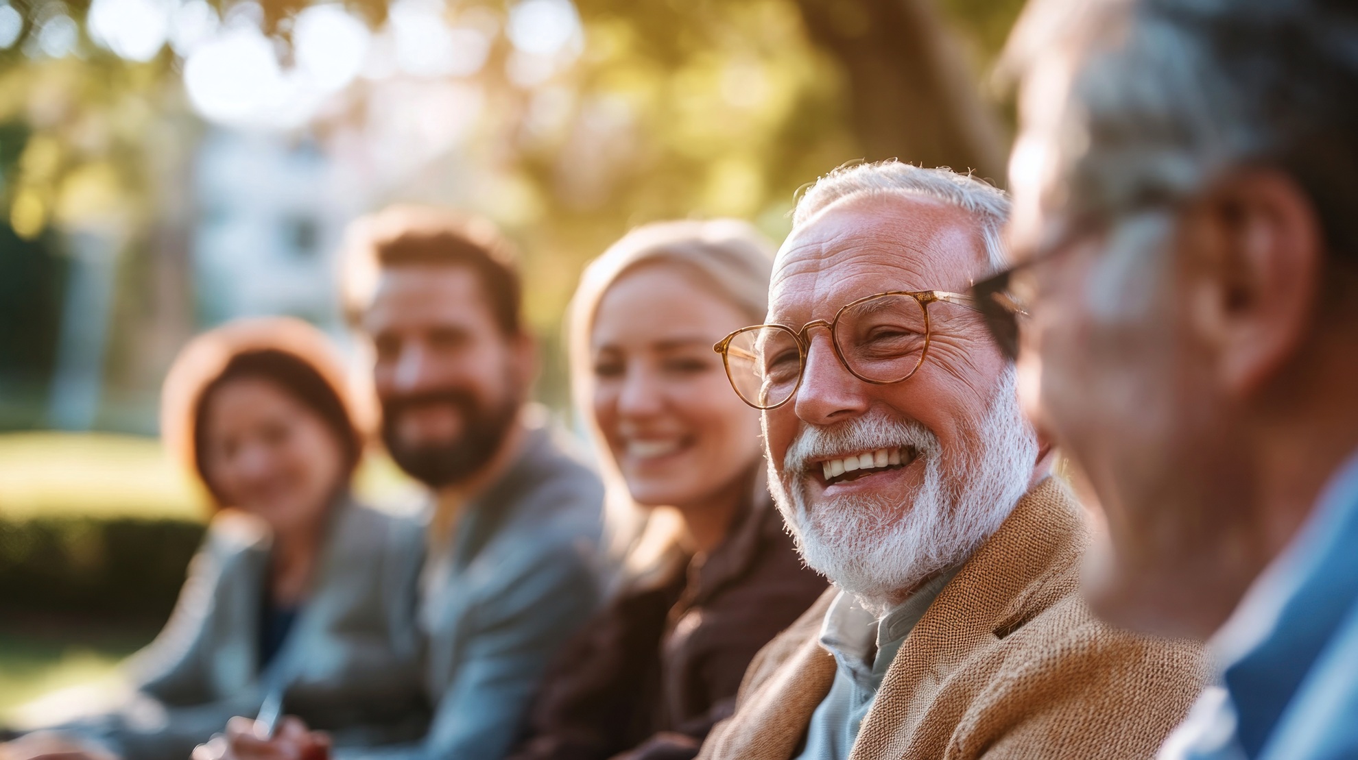 Image of an elderly man for Estate planning and financial services, showcasing services that help with asset distribution and long-term wealth preservation