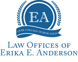 Erika Anderson Lawyers Over a Decade of Dedication Logo